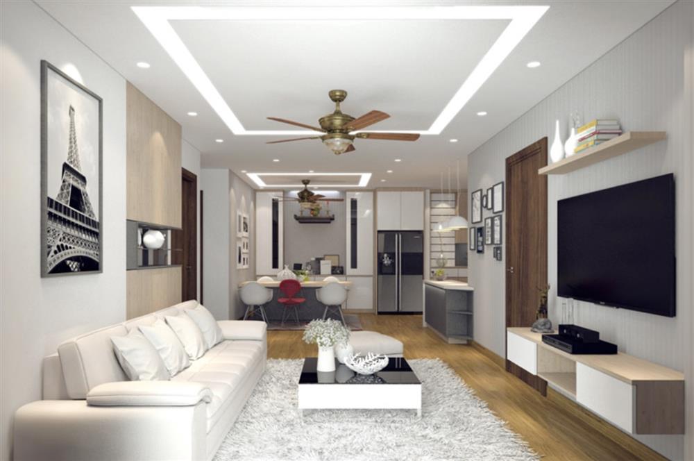 trần thạch cao đèn led